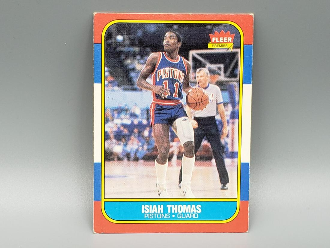 1986-87 Fleer Isiah Thomas #109 Rookie HOF (1 of 2)