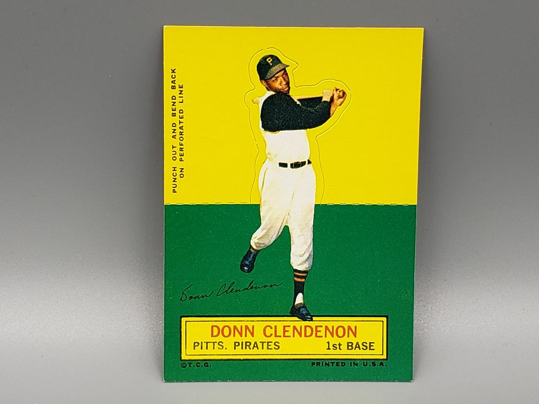 1964 Topps Stand Up Donn Clendenon Short Print: 1964 Topps Stand Up Donn Clendenon Short Print