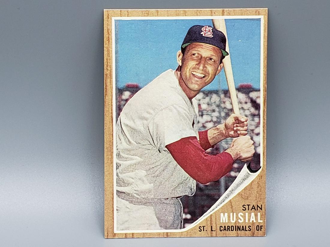 1962 Topps Stan Musial #50 HOF: 1962 Topps Stan Musial #50 HOF