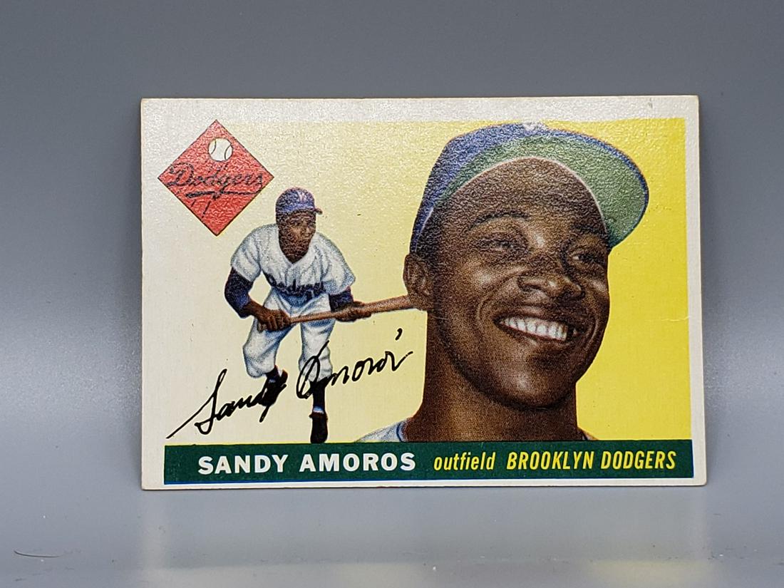 1955 Topps Sandy Amoros #75 Rookie (1 of 2)