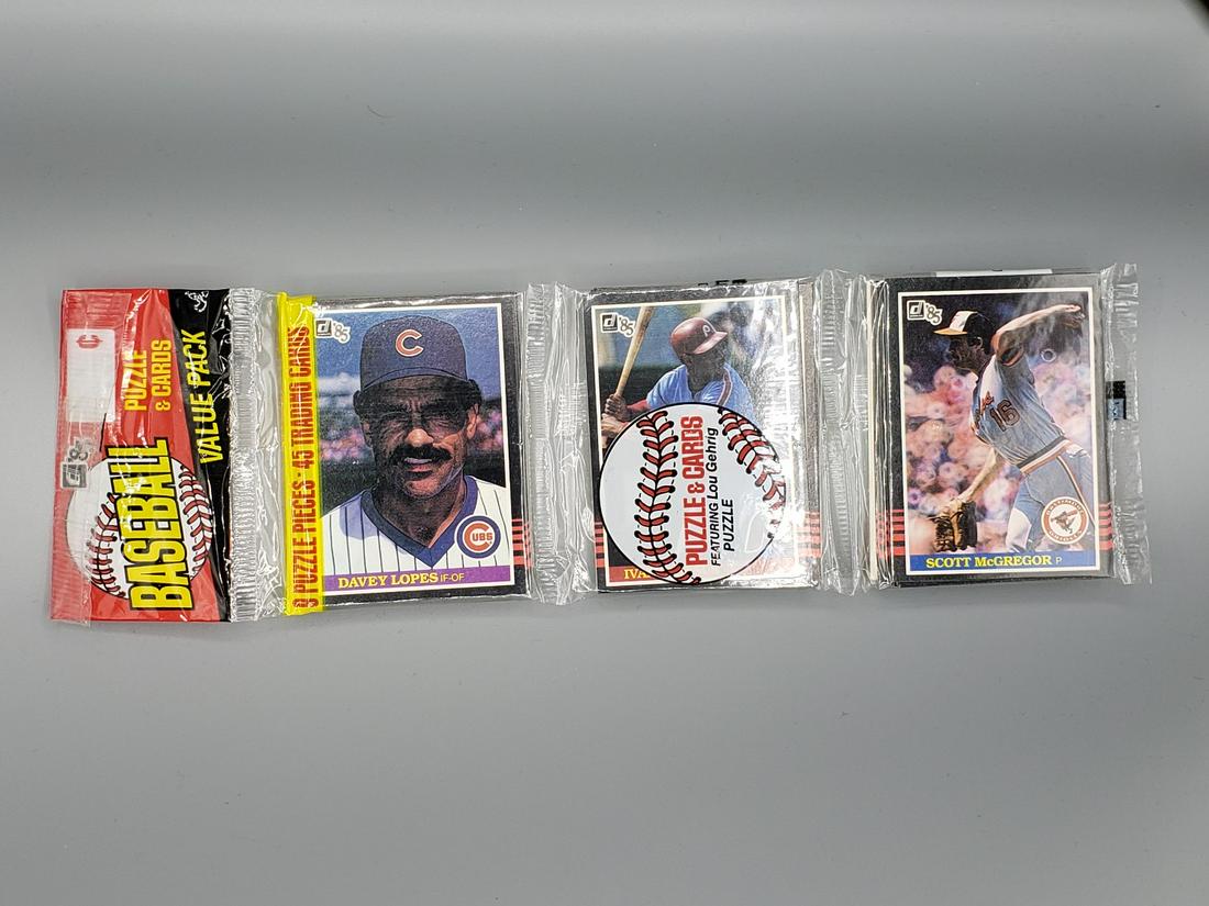1985 Donruss Baseball Rack Pack (1 of 2)