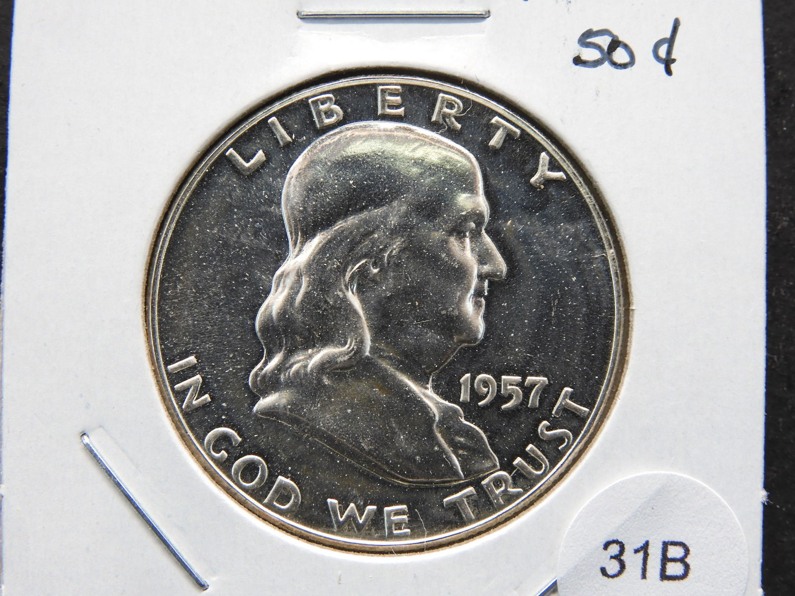1957 Proof Franklin 50c. (1 of 3)