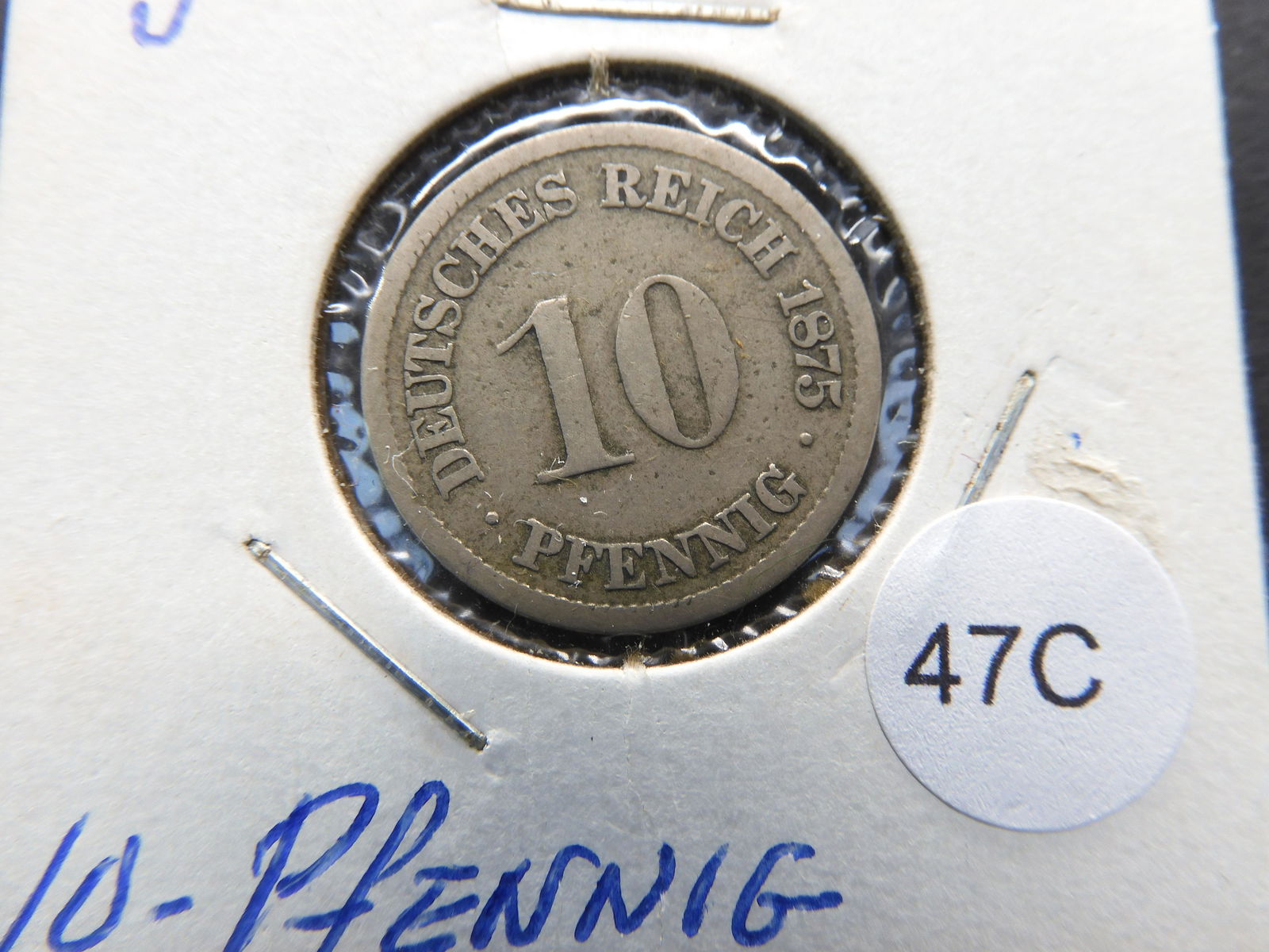 1875-J Germany 10 Pfennig. (1 of 3)