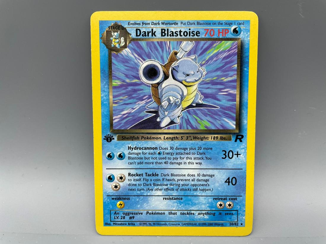 Pokemon Team Rocket Dark Blastoise 1st Edition #20/82 (1 of 2)