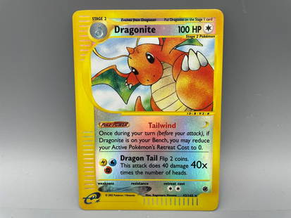 Pokemon Expedition E-Series Dragonite Reverse Holo: Pokemon Expedition E-Series Dragonite Reverse Holo #43/165