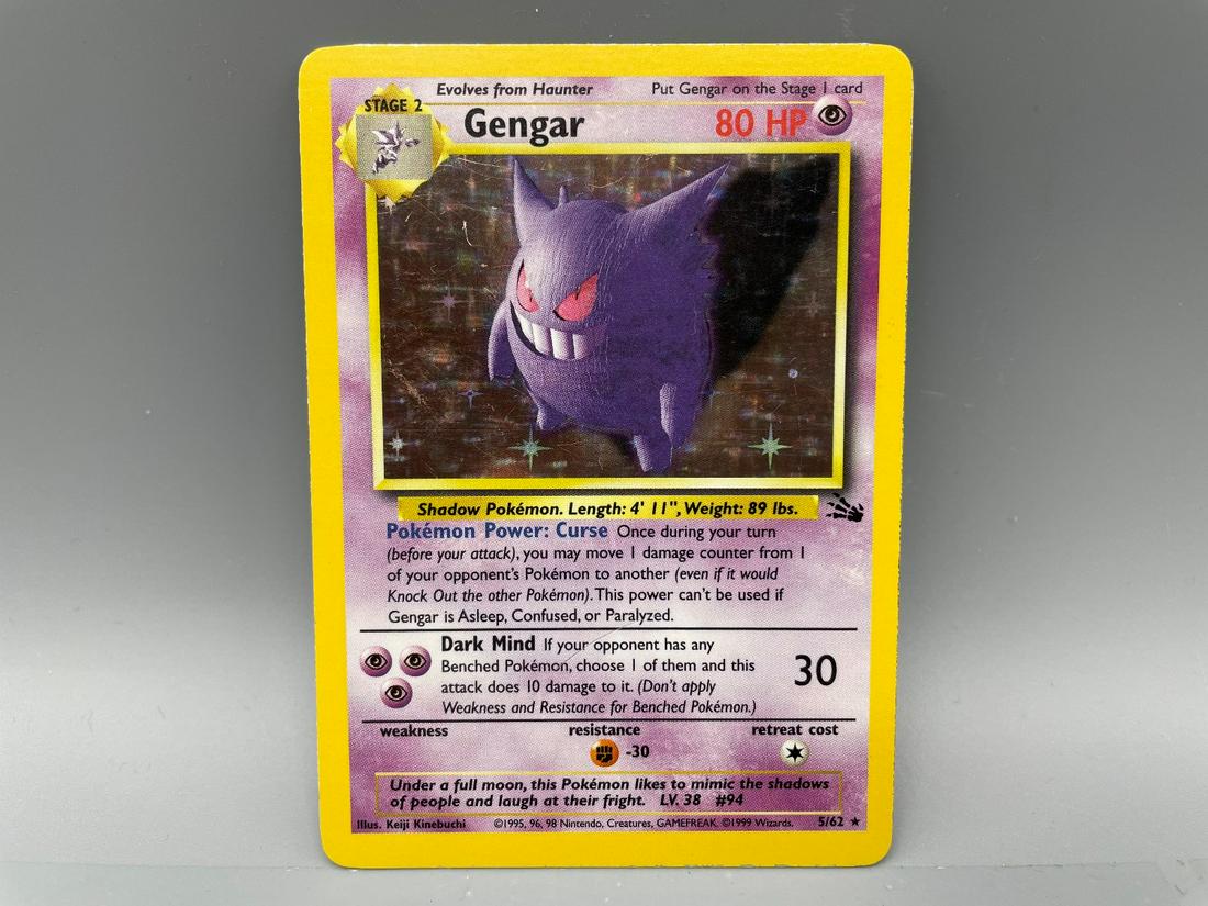 Pokemon Fossil Gengar Holo #5/62 (1 of 2)