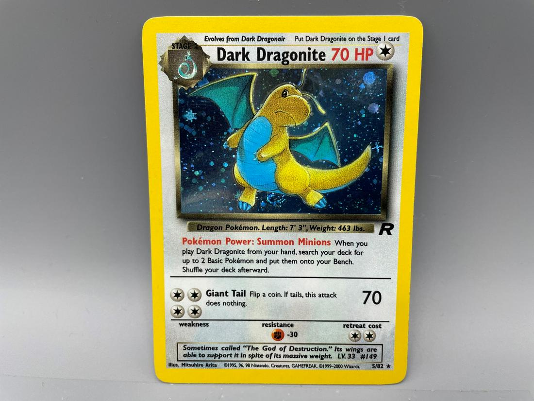 Pokemon Team Rocket Dark Dragonite Holo #5/82 (1 of 2)