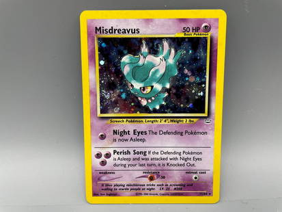 Pokemon Neo Revelation Misdreavus Holo #11/64: Pokemon Neo Revelation Misdreavus Holo #11/64