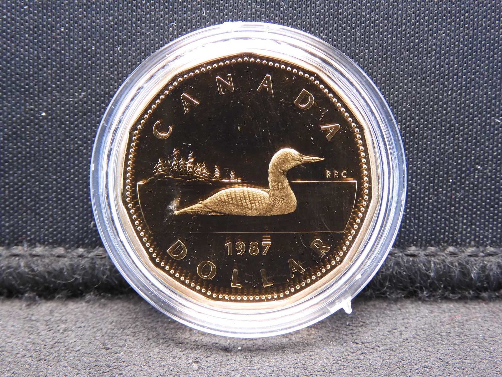 1987 Canada Proof like Loon Dollar OGP (1 of 4)