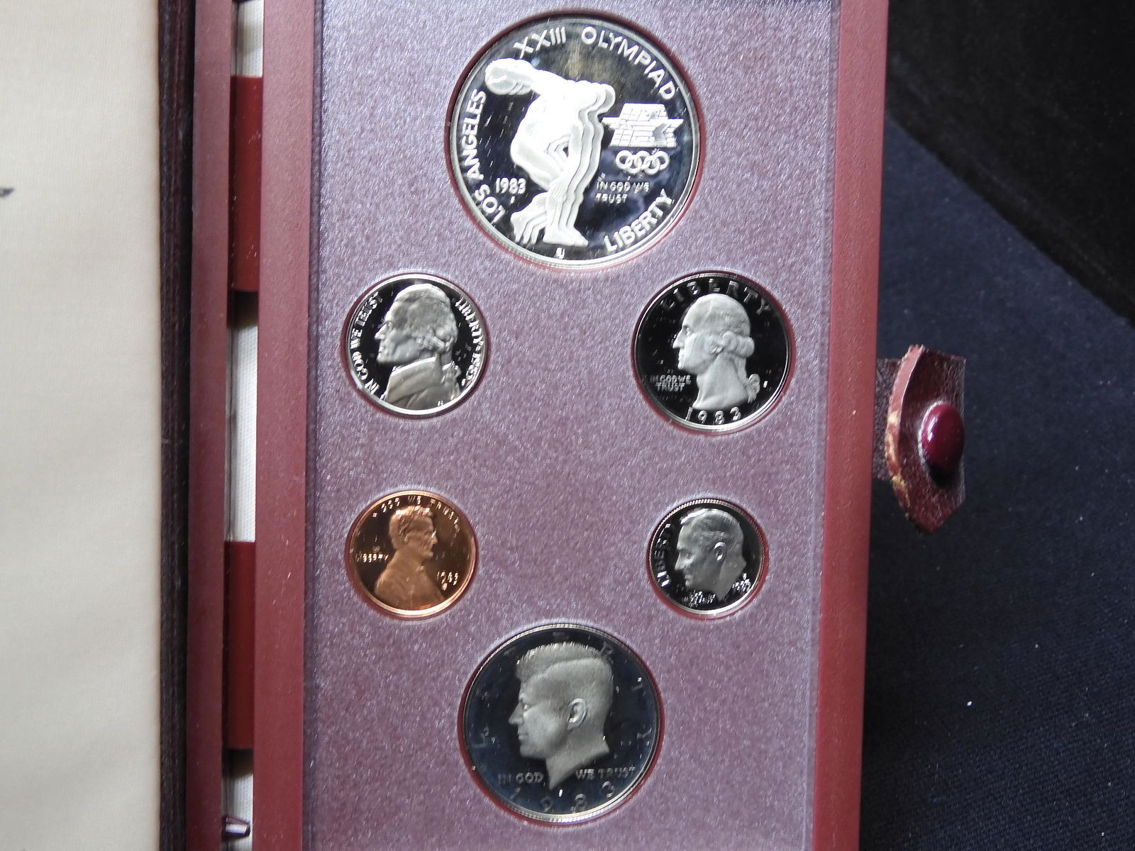 1983 U.S. Olympic Prestige 6 Coin Proof Set OGP (1 of 4)