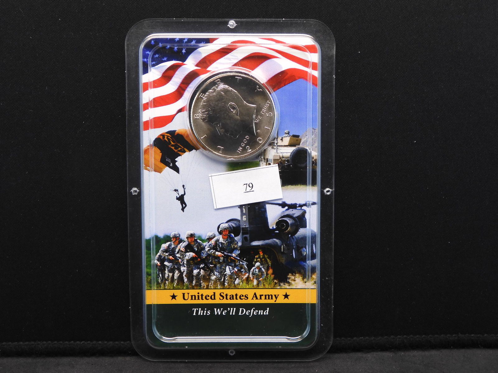 2015 Kennedy Half Dollar W/ Depiction of U.S. Army (1 of 4)