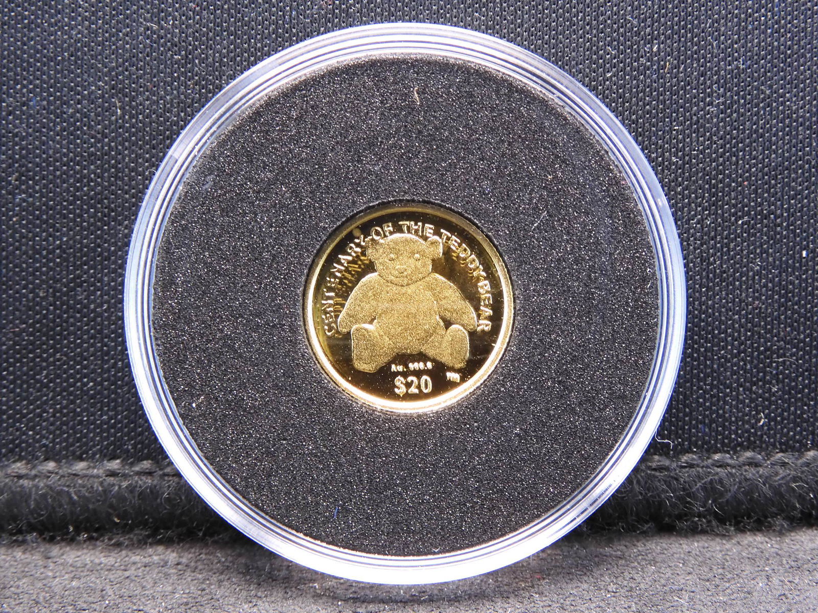 2002 British Virgin Island .999 $20 Gold - Teddy Bear (1 of 4)