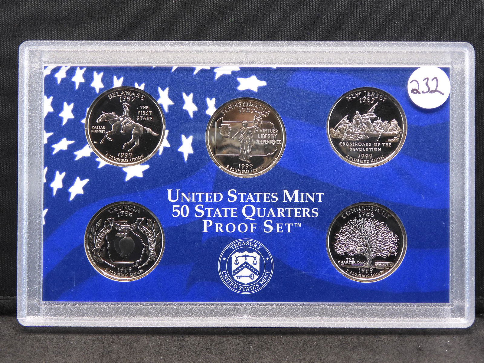 1999 U.S. Statehood 5 Quarter Proof Set (1 of 2)