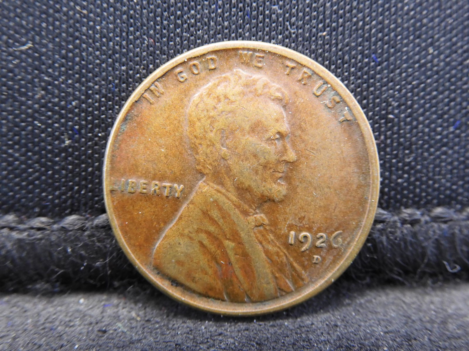 1926-D Lincoln Wheat Penny Cent - Tough Date in High (1 of 2)