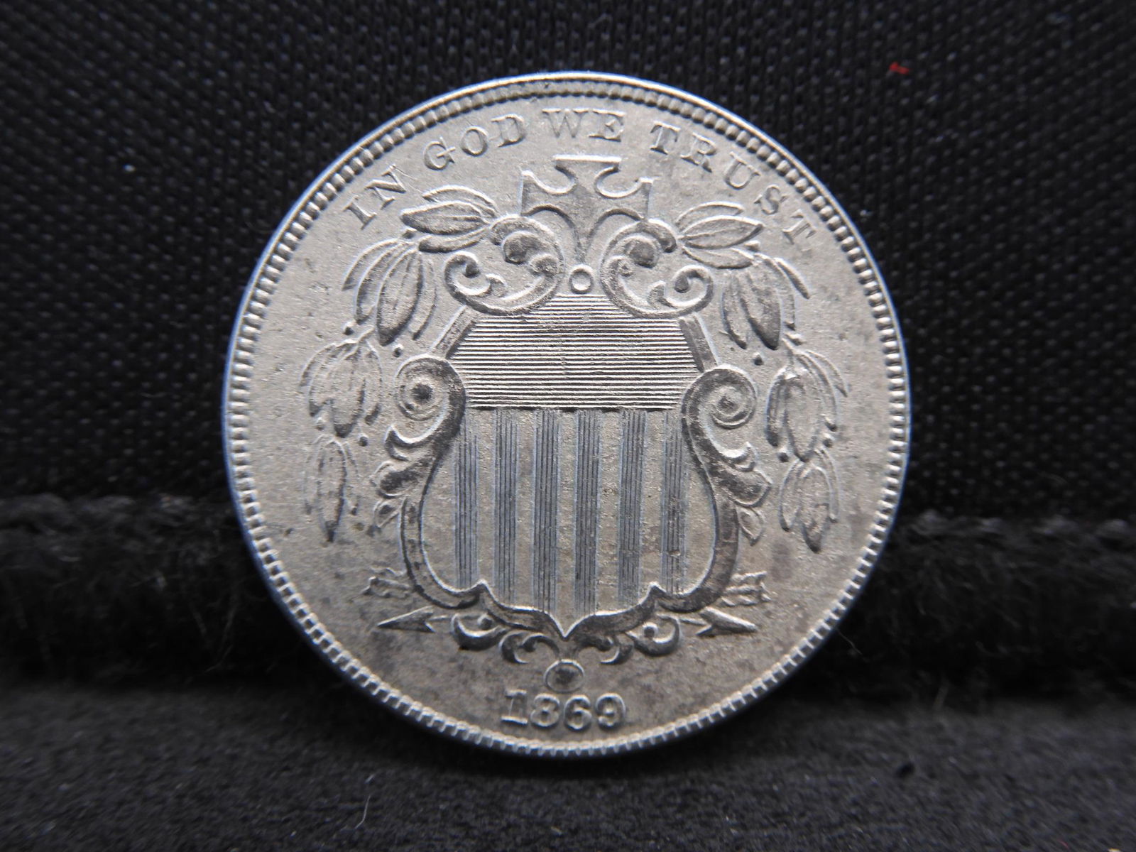 1869 Shield Nickel - Beautiful Condition! (1 of 2)