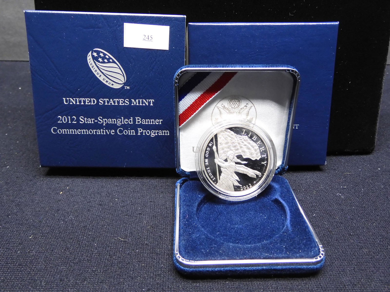 2012 Star-Spangled Banner Proof Silver Dollar (1 of 3)