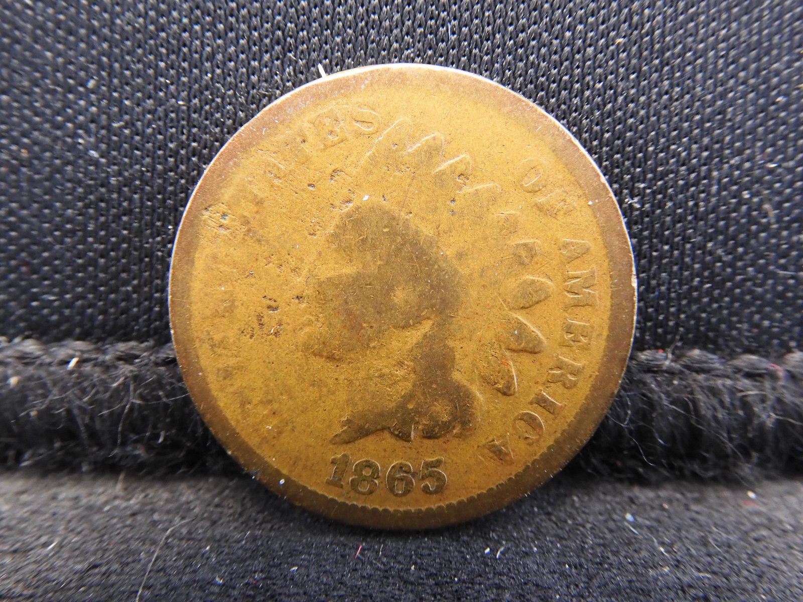 1865 Indian Head Penny Cent - Civil War Date! (1 of 5)