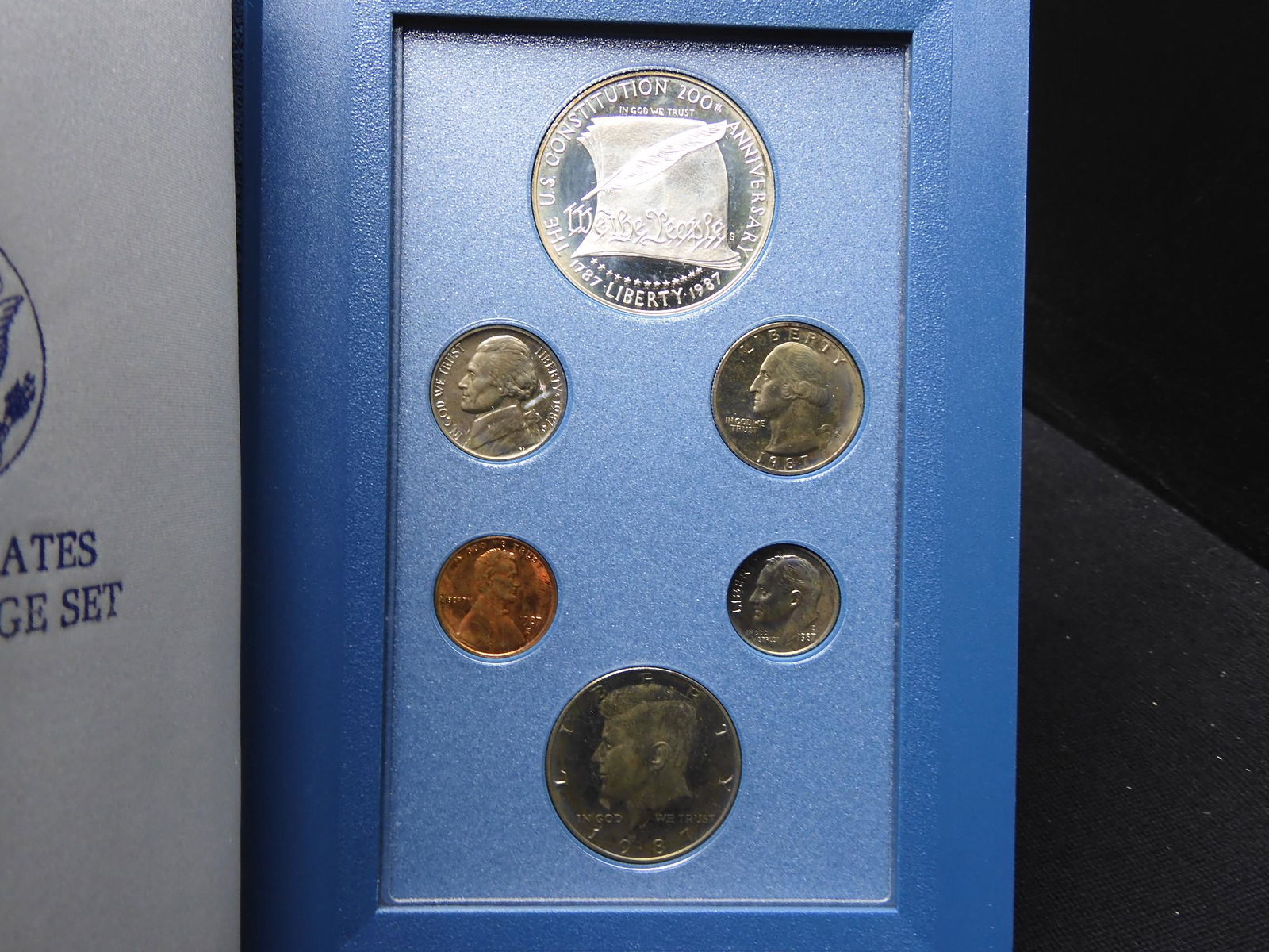 1987 U.S. Constitution Prestige 6 Coin Proof Set OGP (1 of 4)