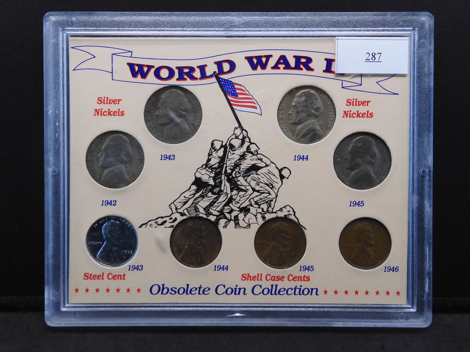 World War II Obsolete Coin Collection w/ War Time (1 of 2)