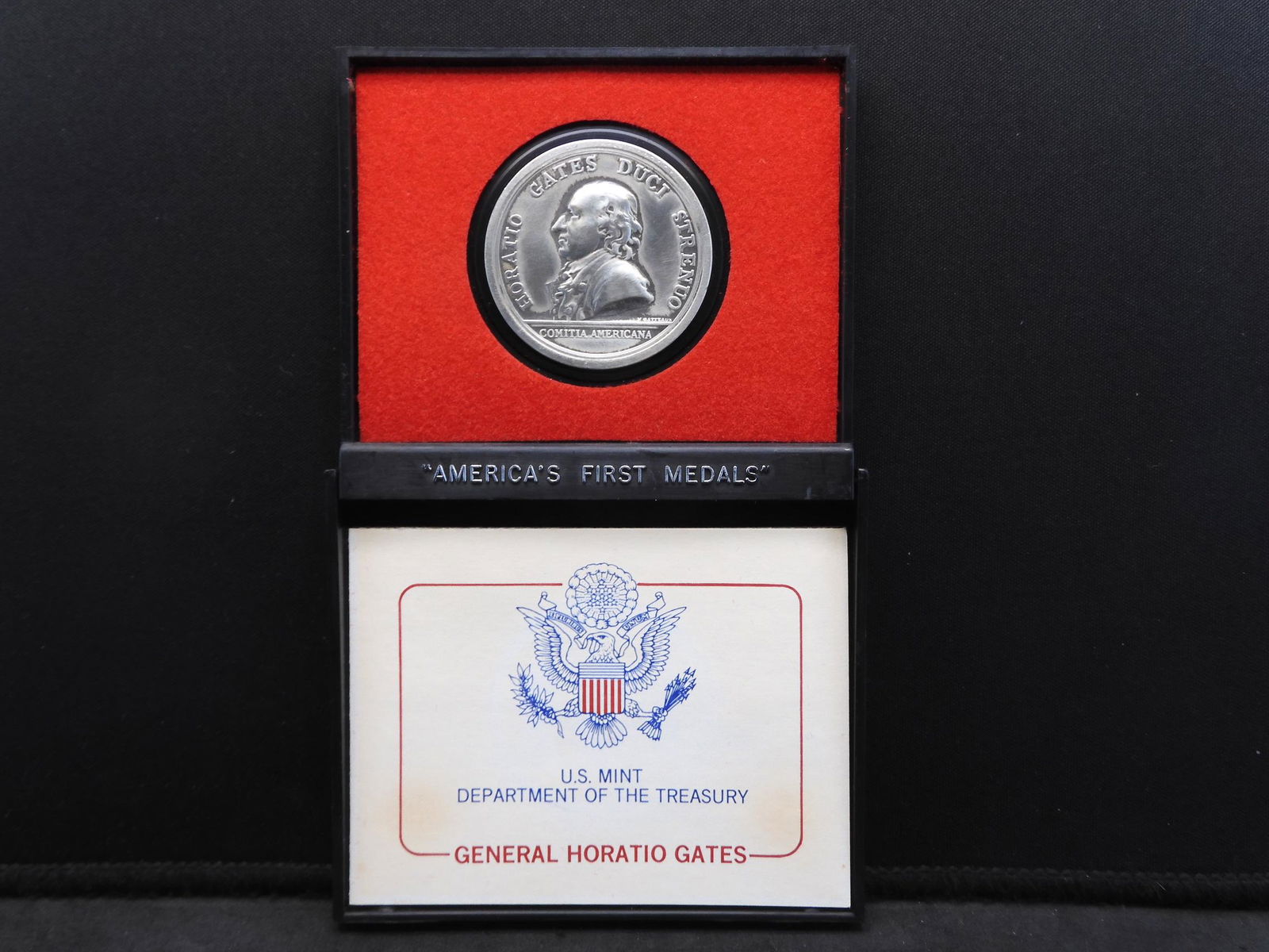America's First Medals - General Horatio Gates - 2nd in (1 of 3)