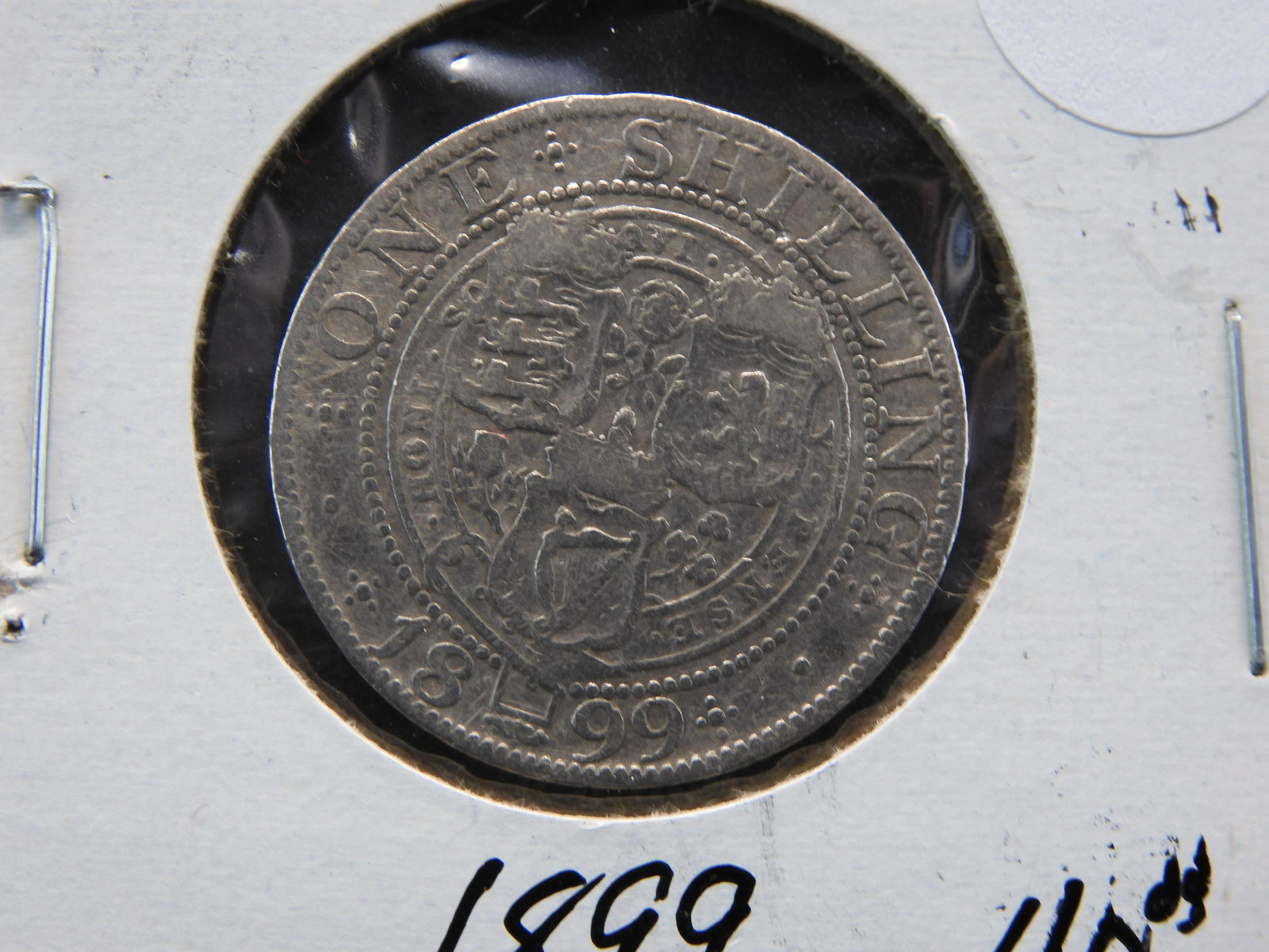 1899 One Shilling Silver Fineness: 0.9250 (1 of 3)