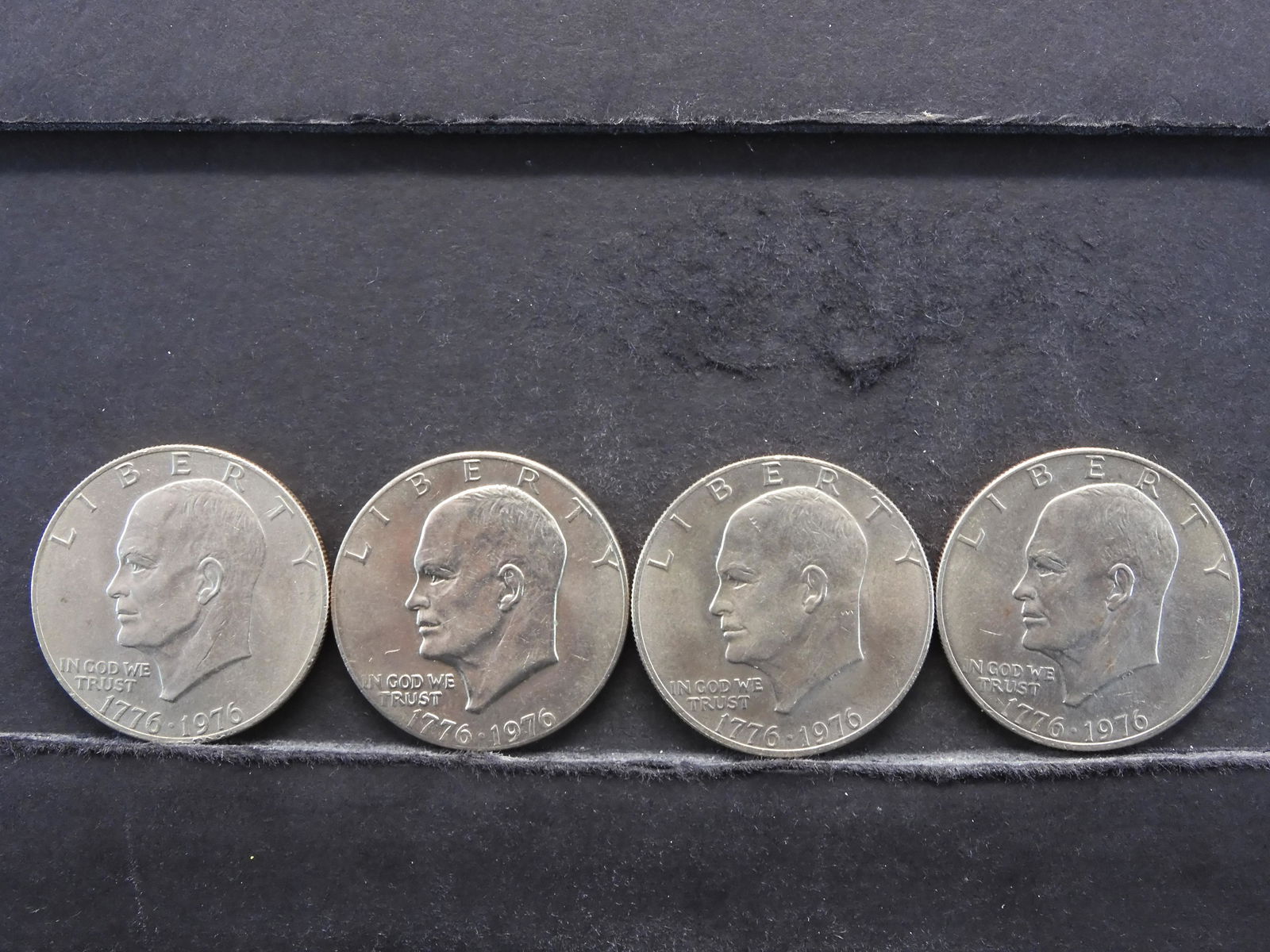 (4) 1976 Bi-Centennial Ike Dollars (1 of 3)