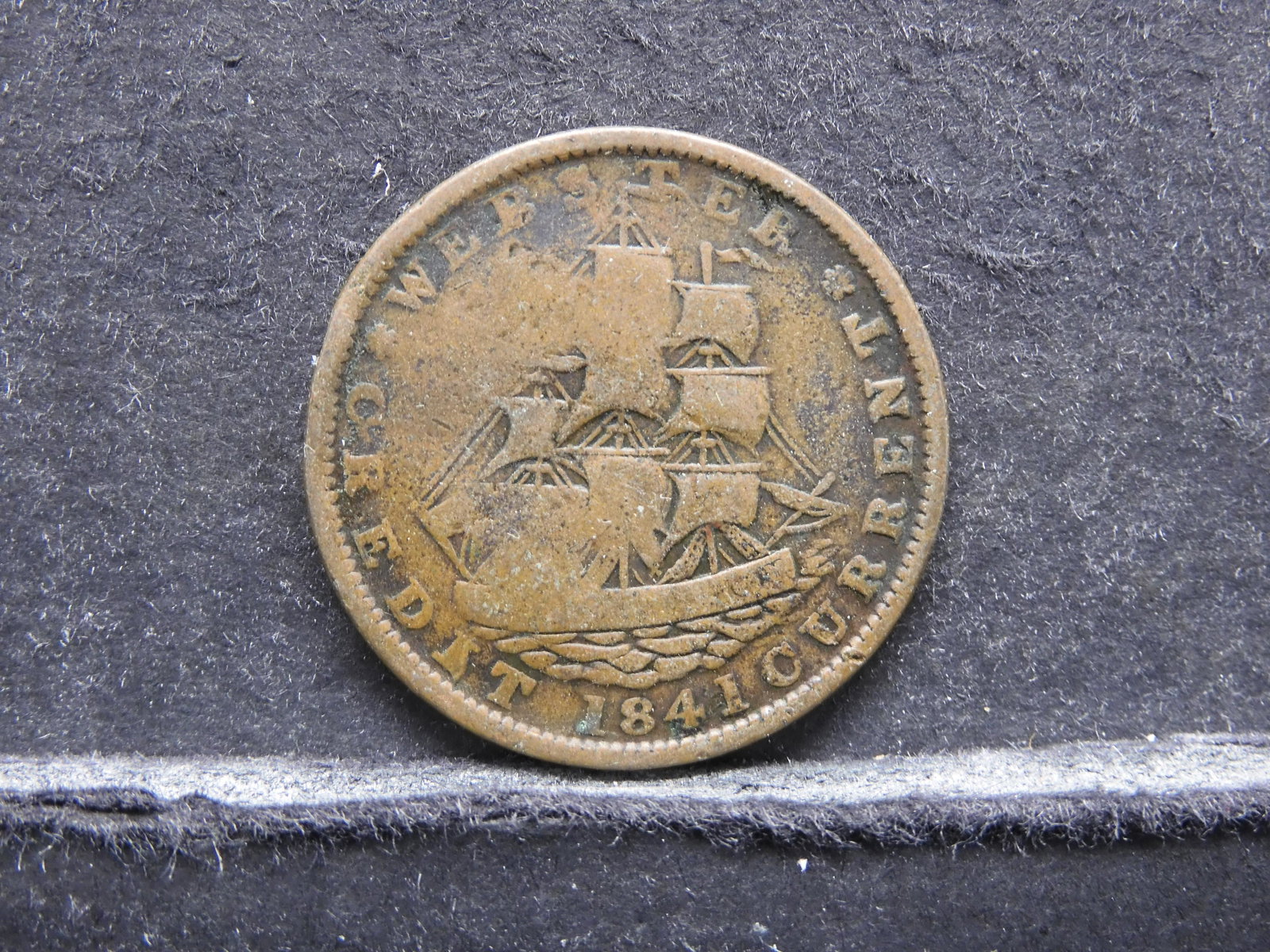 1841 CONFEDERATE "NOT ONE CENT", RARE/GREAT CONDITION,: 1841 CONFEDERATE "NOT ONE CENT", RARE/GREAT CONDITION, 179 YRS OLD!