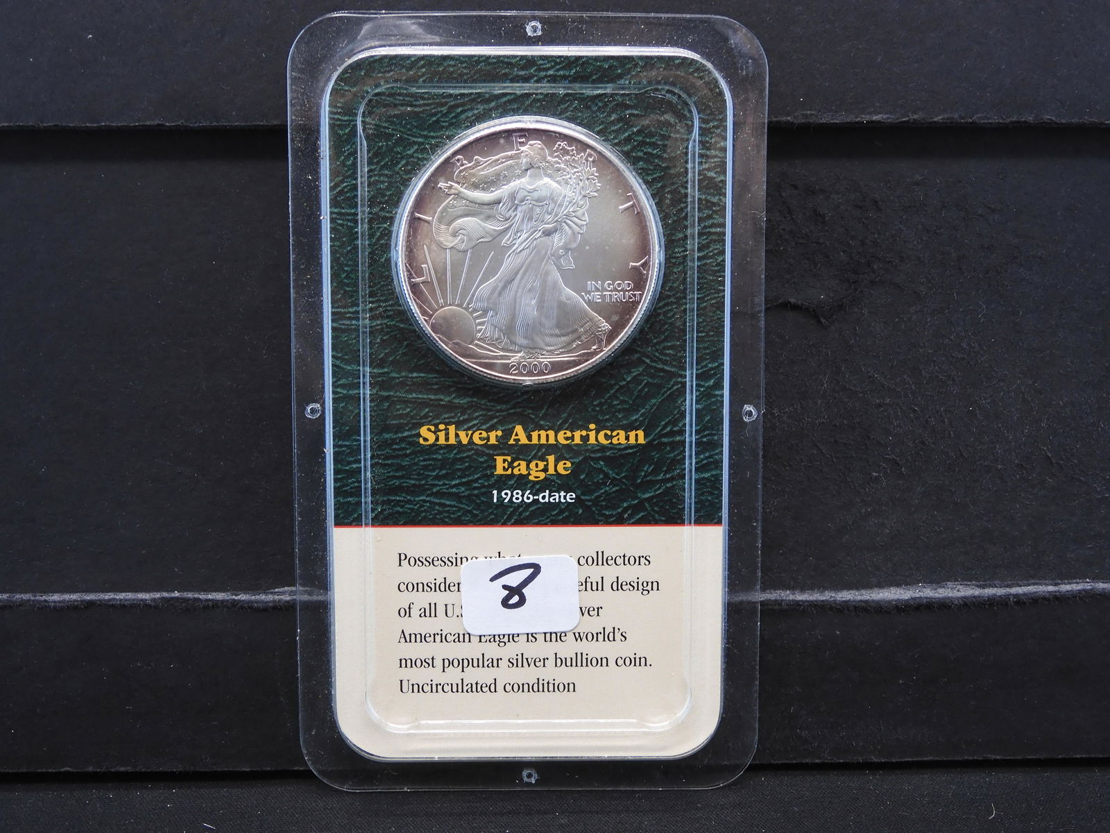 2000 Silver Eagle Coin (1 of 4)
