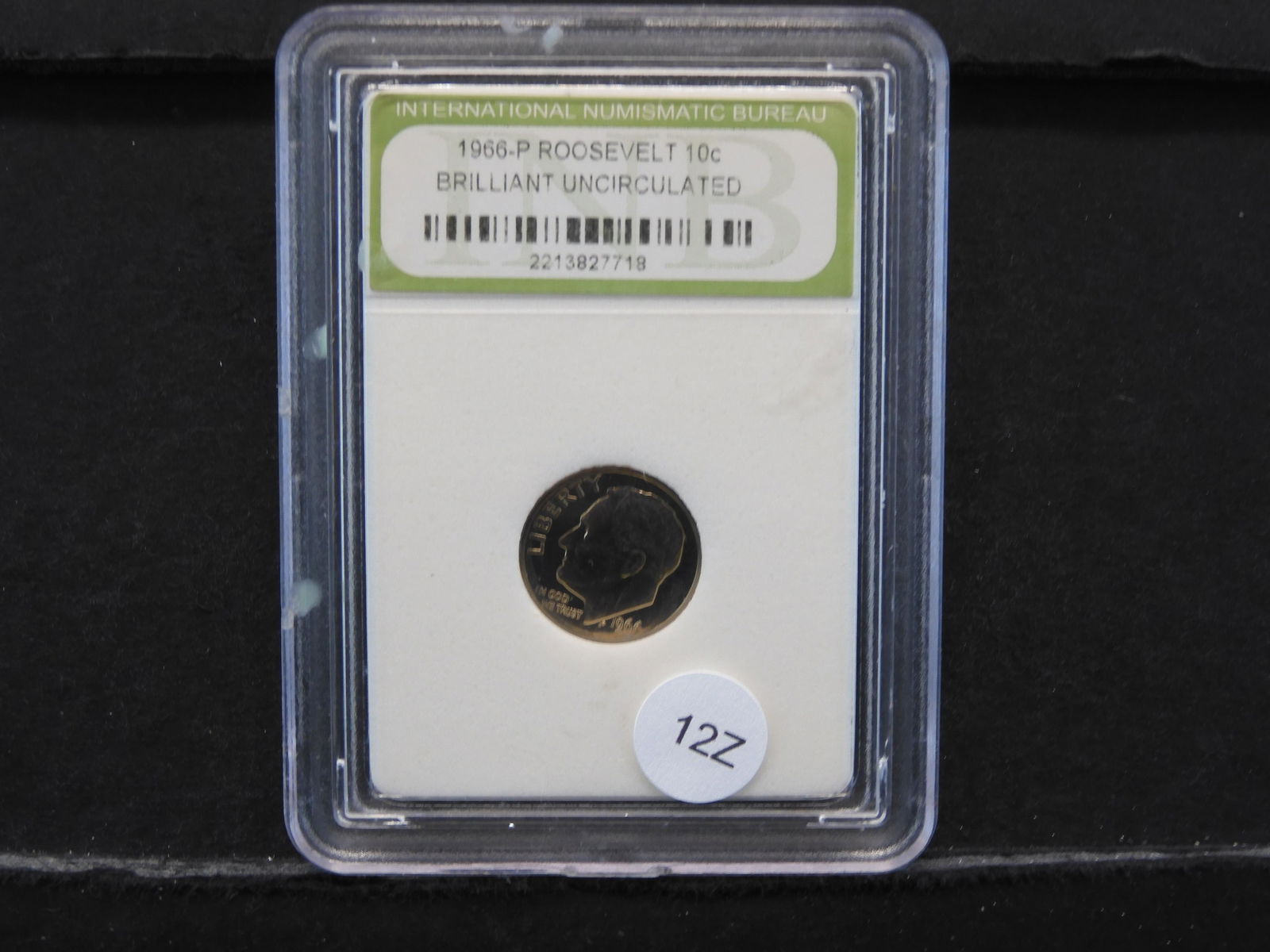 1966-P BU Roosevelt Dime (Graded by INB) (1 of 4)
