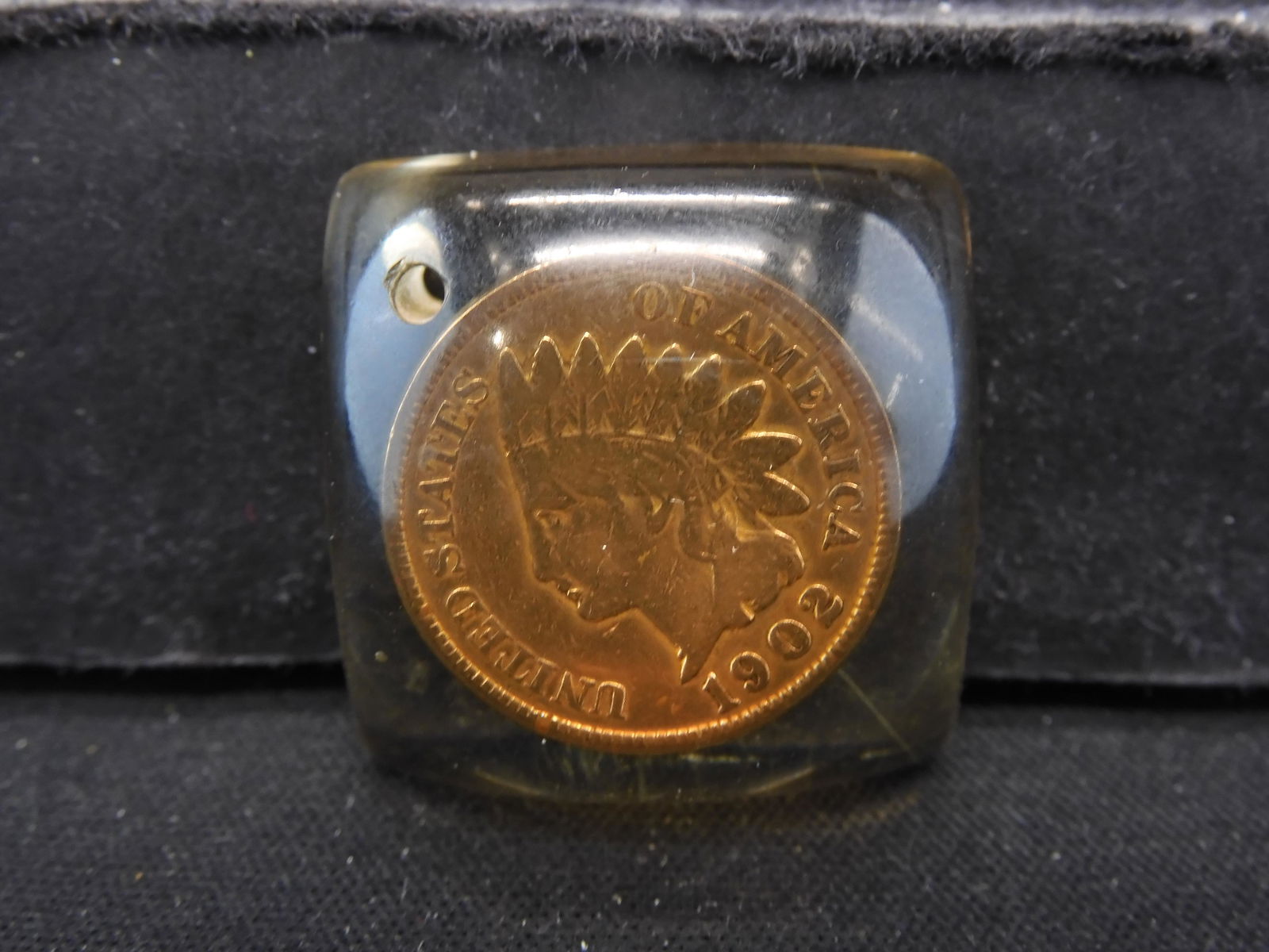 1902 Indian Head Penny - In Acrylic (1 of 3)