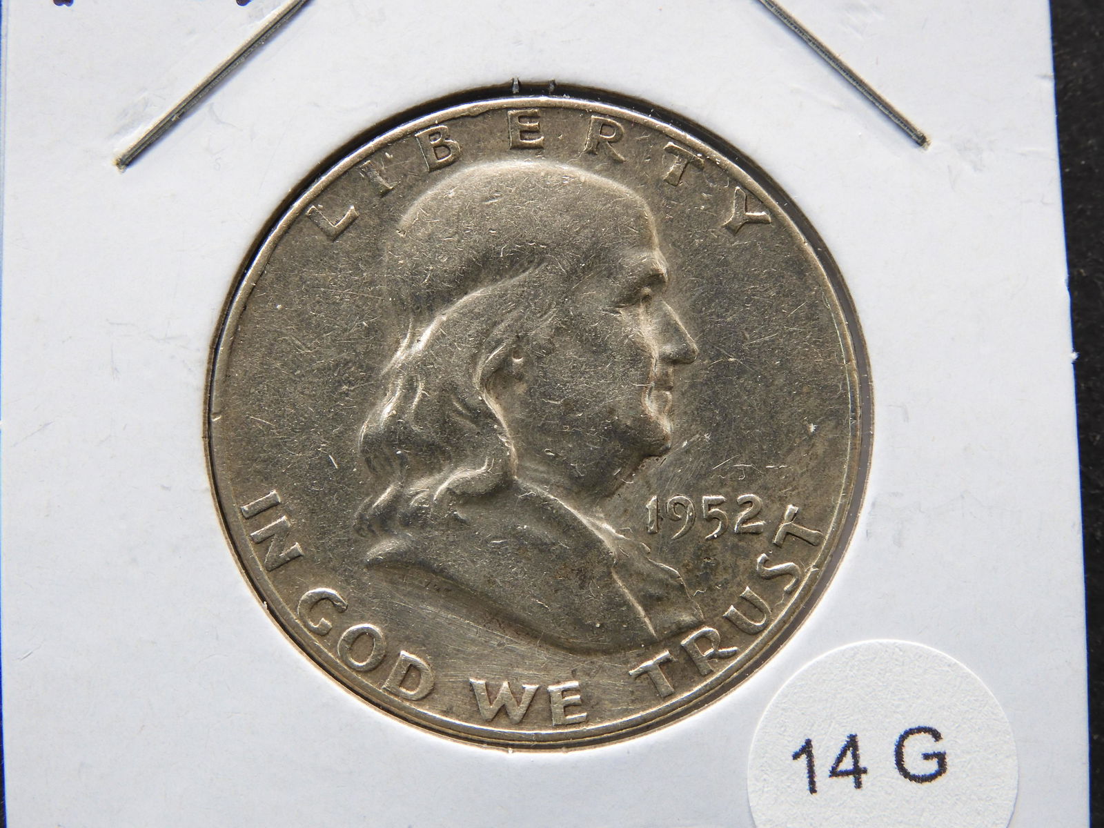 1952-D Franklin Half Dollar- 90% Silver (1 of 3)