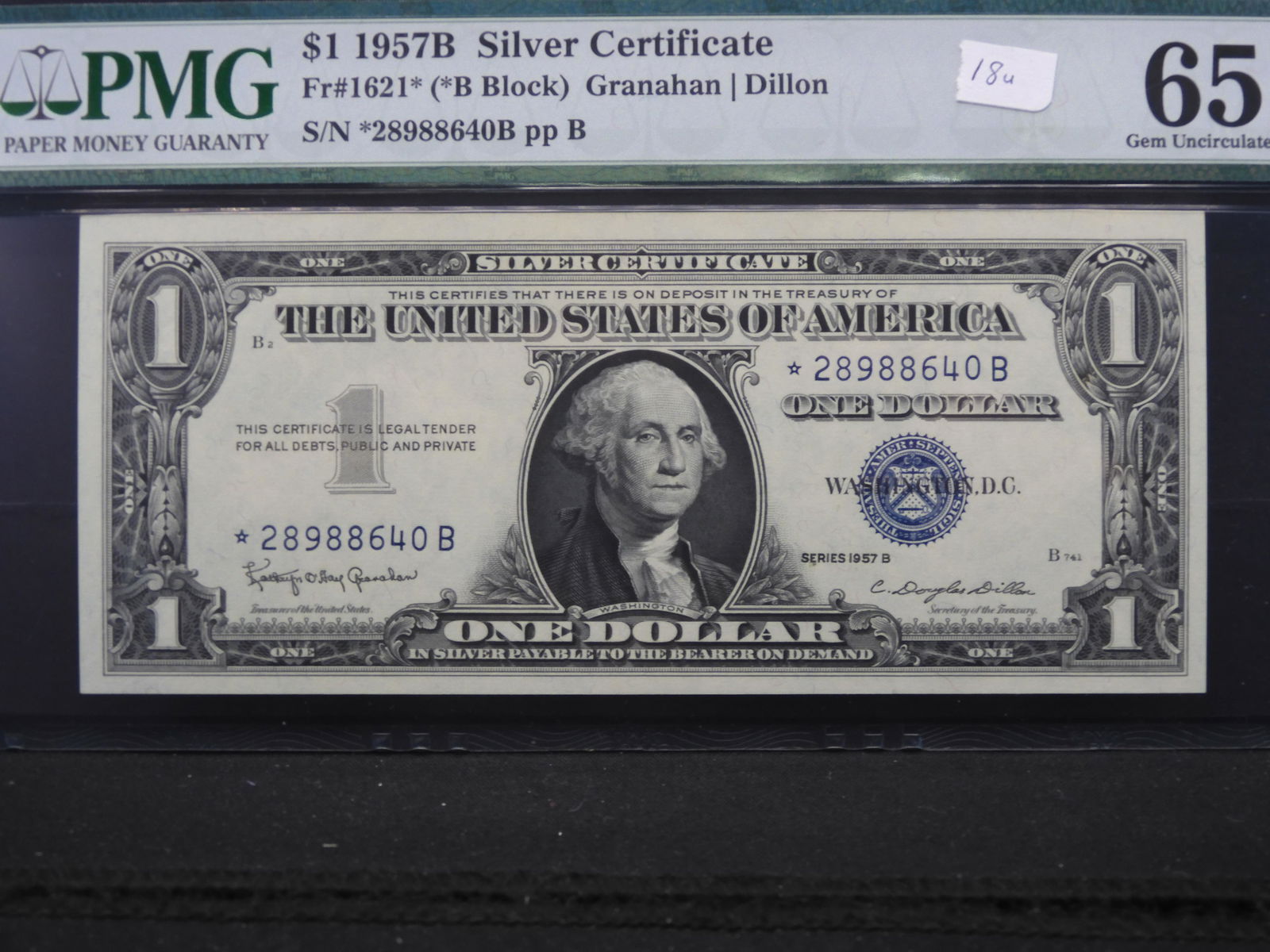 1957 Certified Gem New 65 Star Note Silver Certificate (1 of 3)