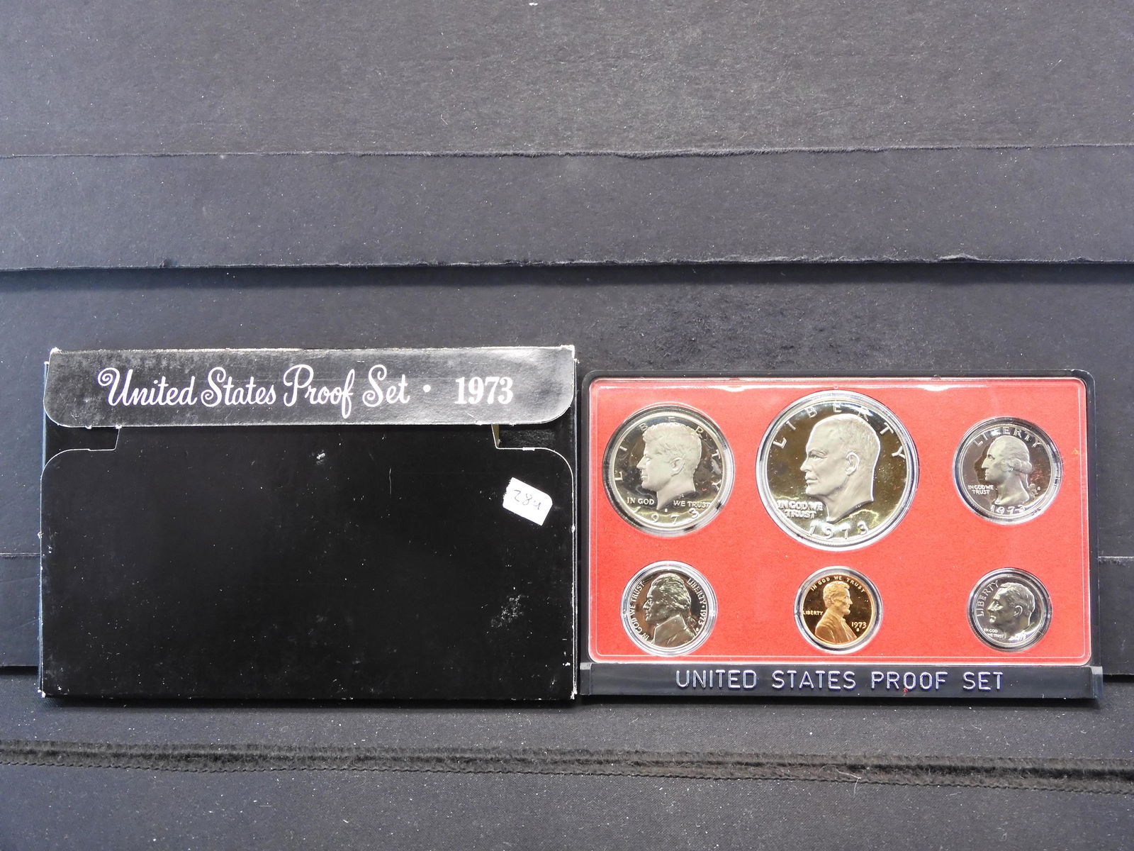 1973 U.S. Mint Proof set. All nice gem proof high (1 of 4)