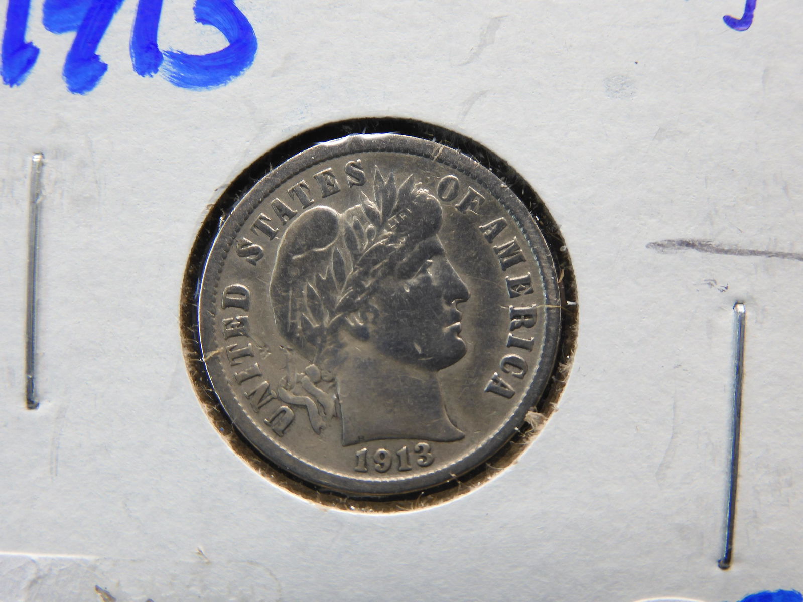 1913 Barber Dime Higher Grade 90% Silver (1 of 3)