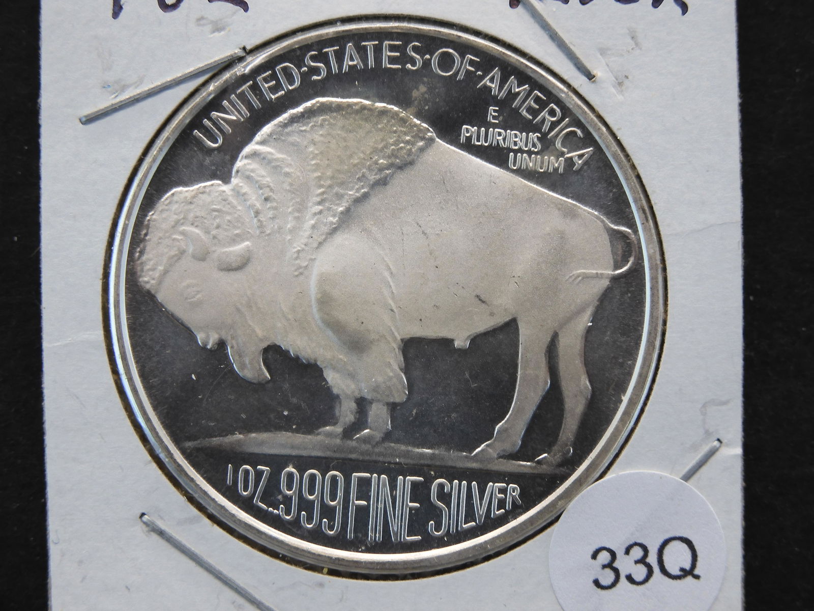 .999 Fine Silver One Troy Ounce Buffalo Indian Head (1 of 3)