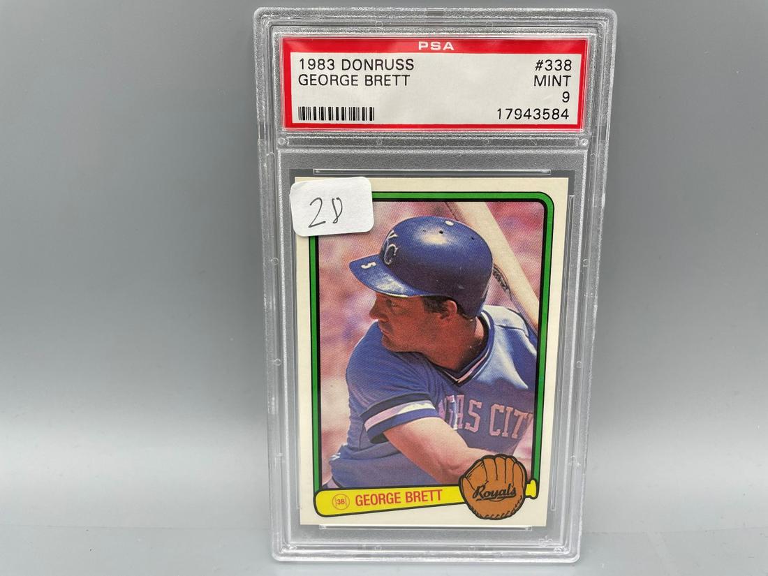 1983 Donruss George Brett #338 PSA 9 Mint (1 of 2)