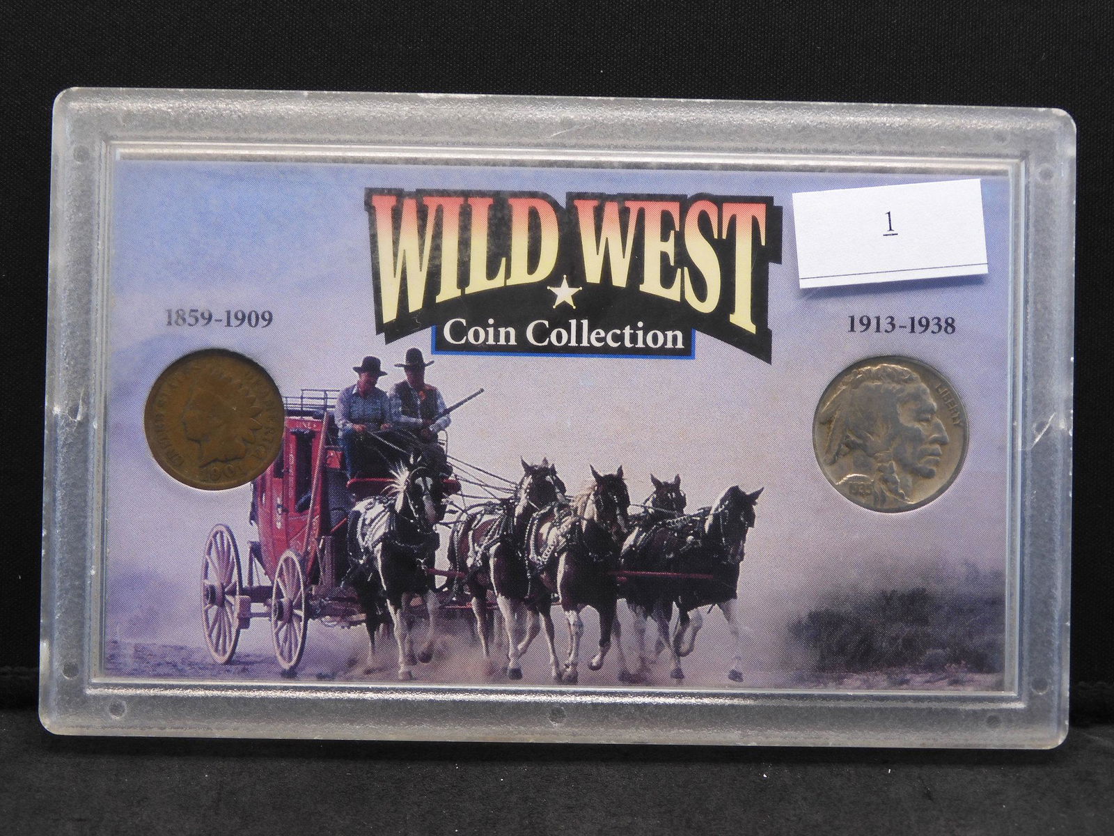 Wild West Coin Collection - Indian Head Penny Cent & (1 of 6)