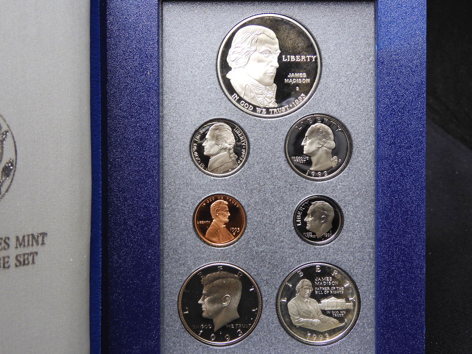 1993 U.S. Bill of Rights Prestige 7 Coin Proof Set (1 of 3)