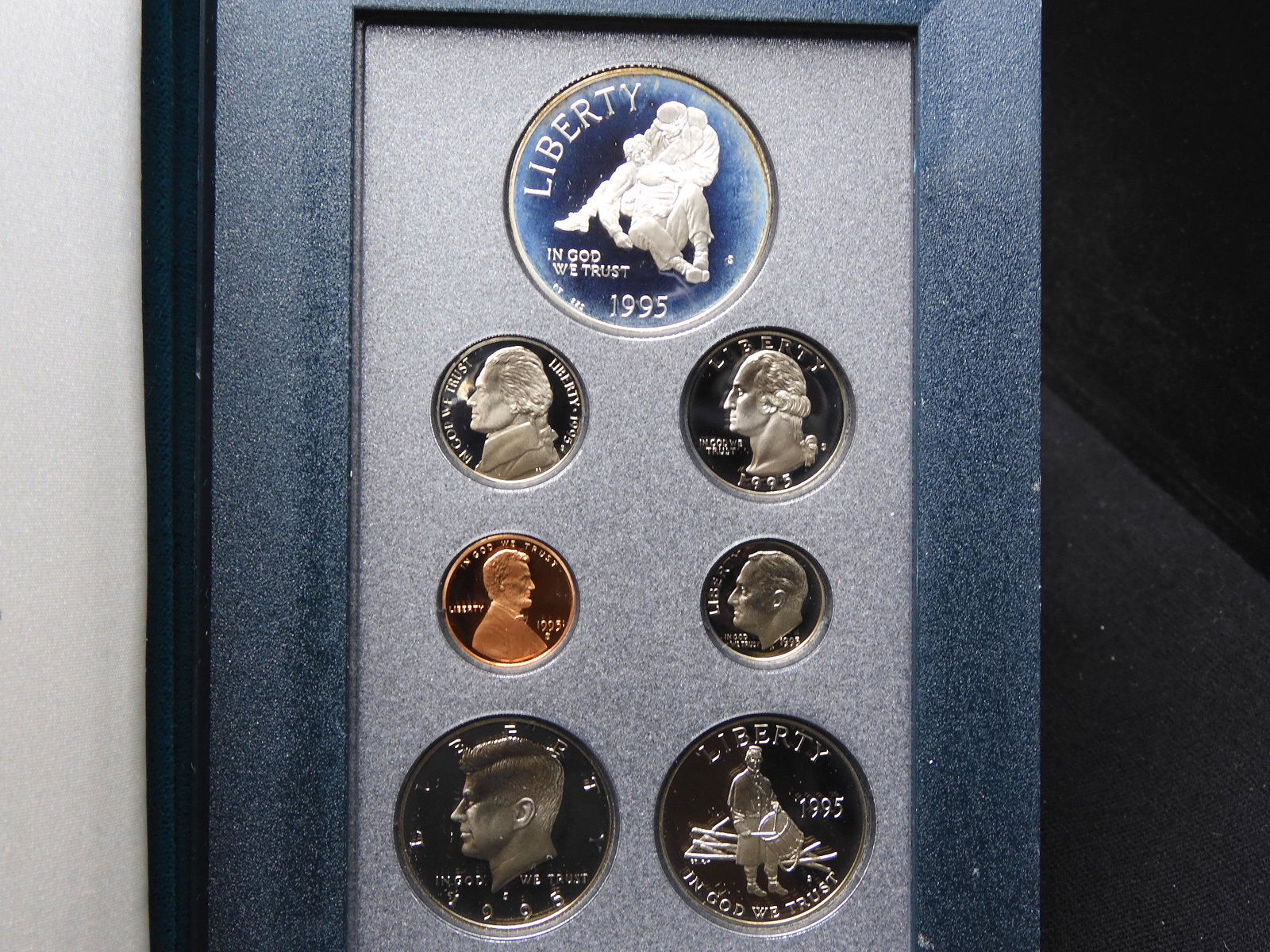 1995 U.S. Civil War Battlefield Prestige 7 Coin Proof (1 of 5)