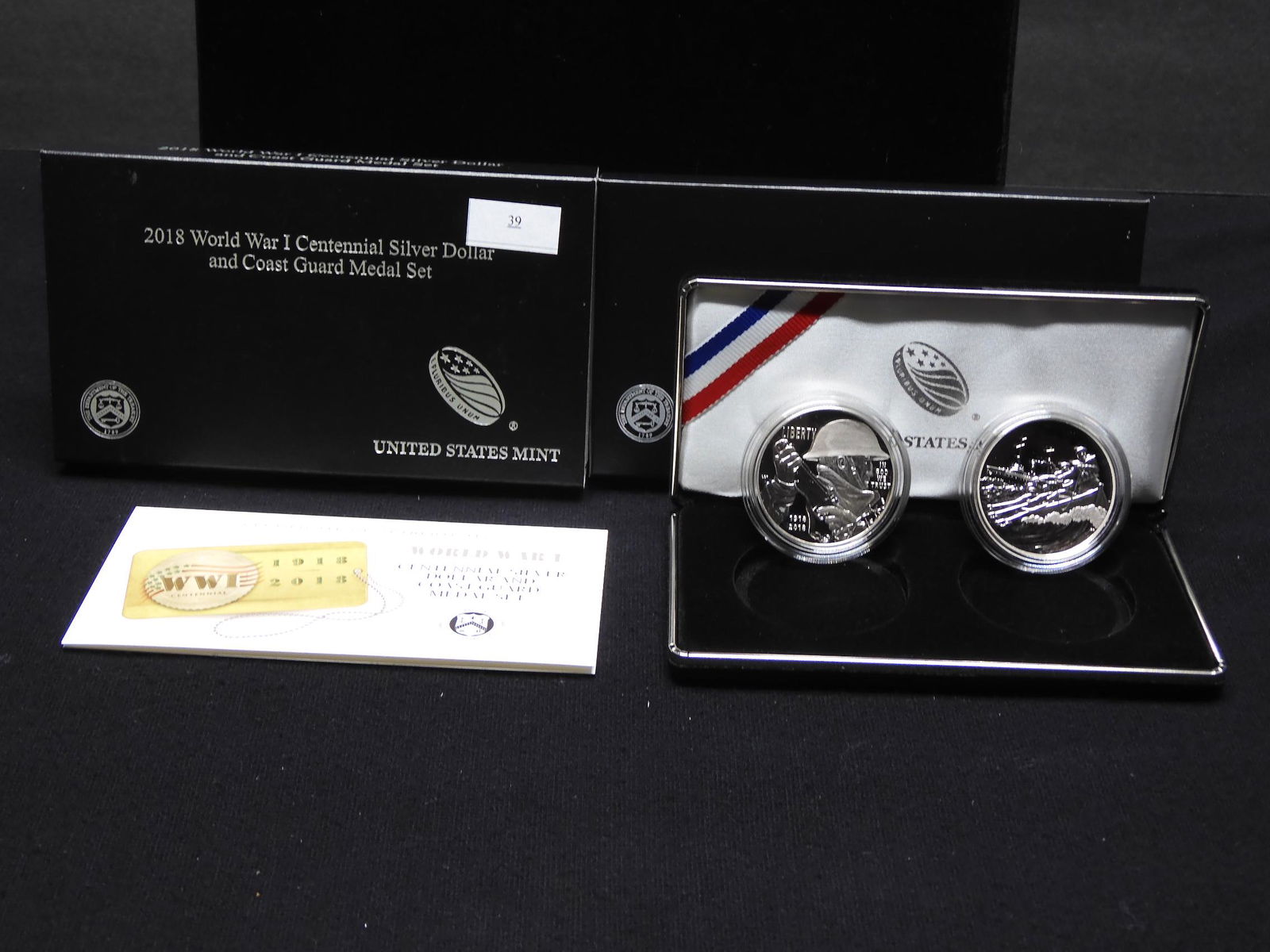 2018 World War I Centennial Silver Dollar & Coast Guard (1 of 4)