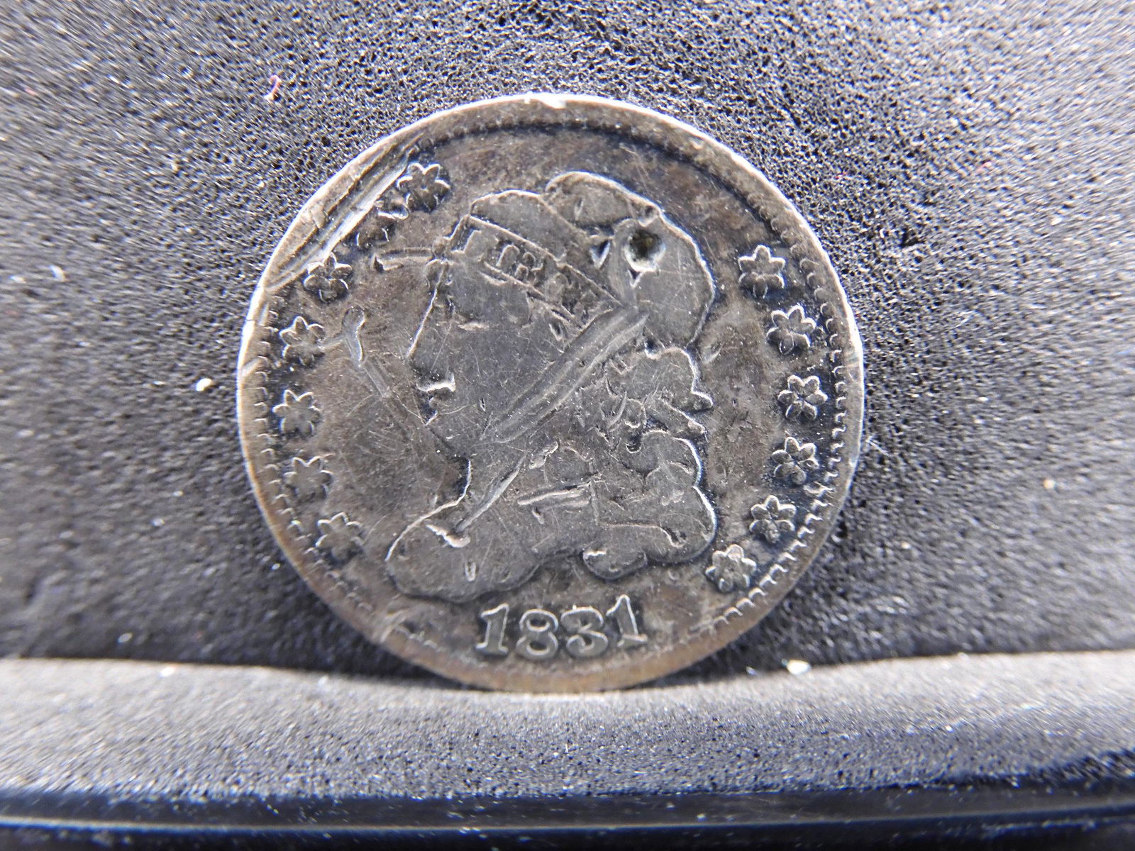 1831 Capped Bust Silver Half Dime (1 of 2)