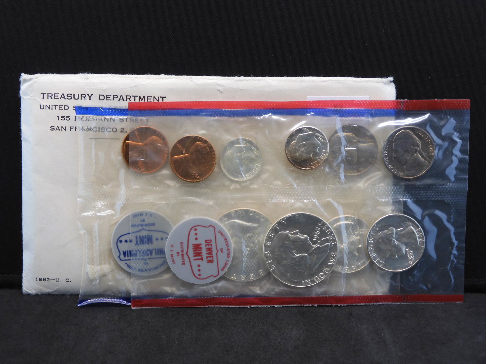 1962 U.S. P & D Mint Set OGP (1 of 5)