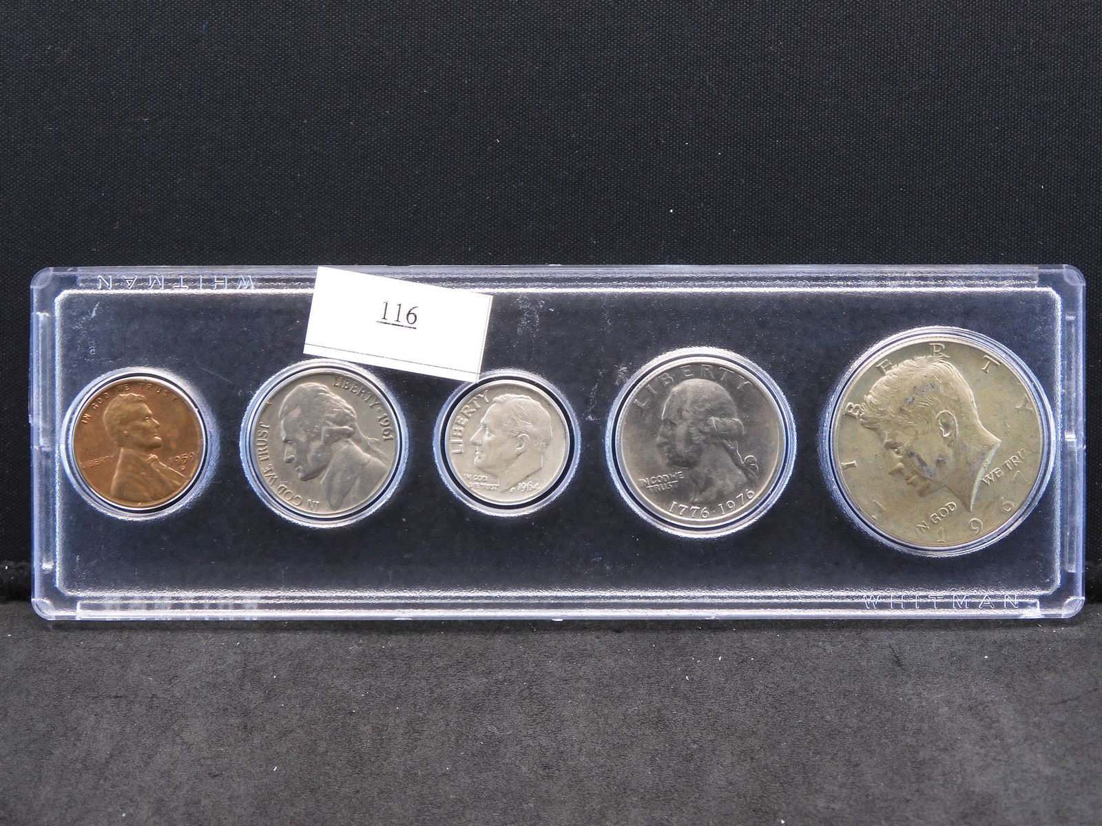U.S. Type Set  in Hard Plastic Case - Lincoln Cent to (1 of 2)
