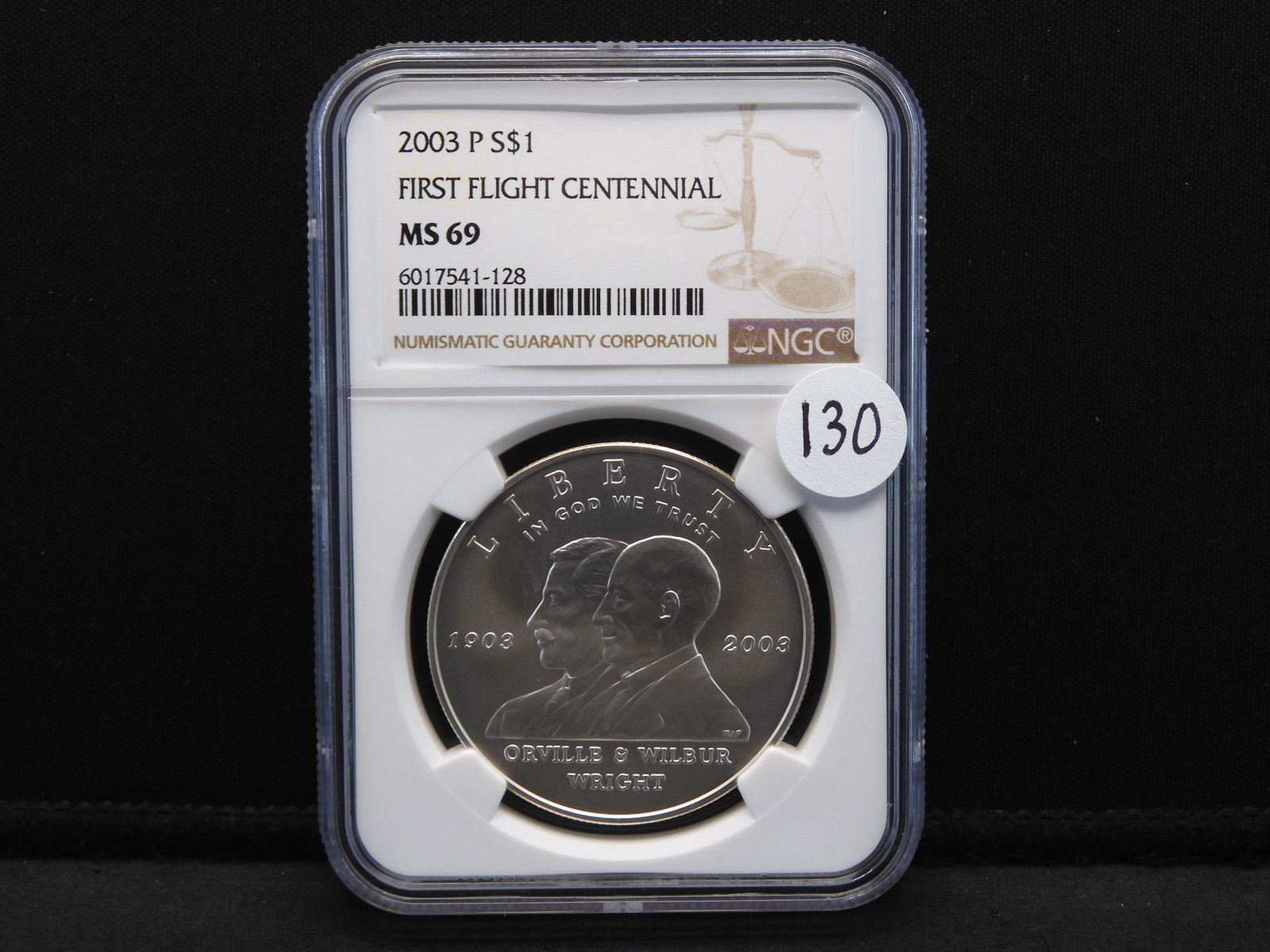 2003-P First Flight Centennial Silver Dollar (1 of 3)