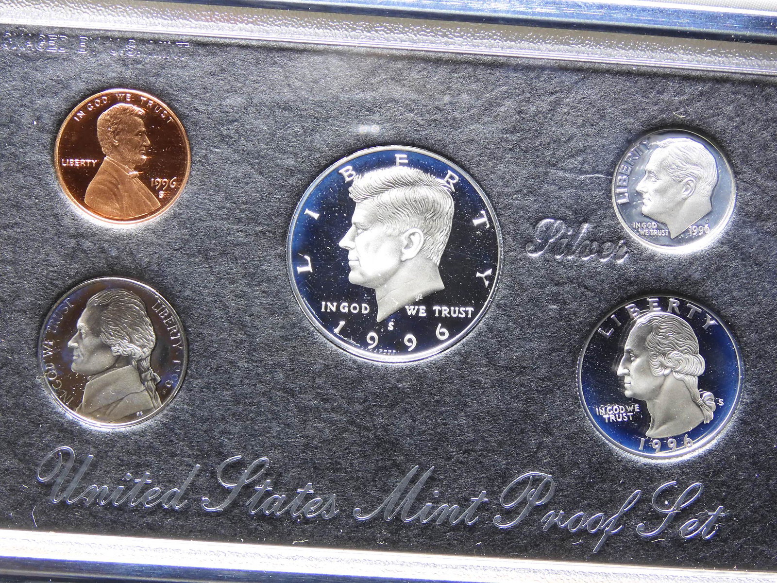 1996 U.S. Mint Premier Silver Proof Set OGP (1 of 4)