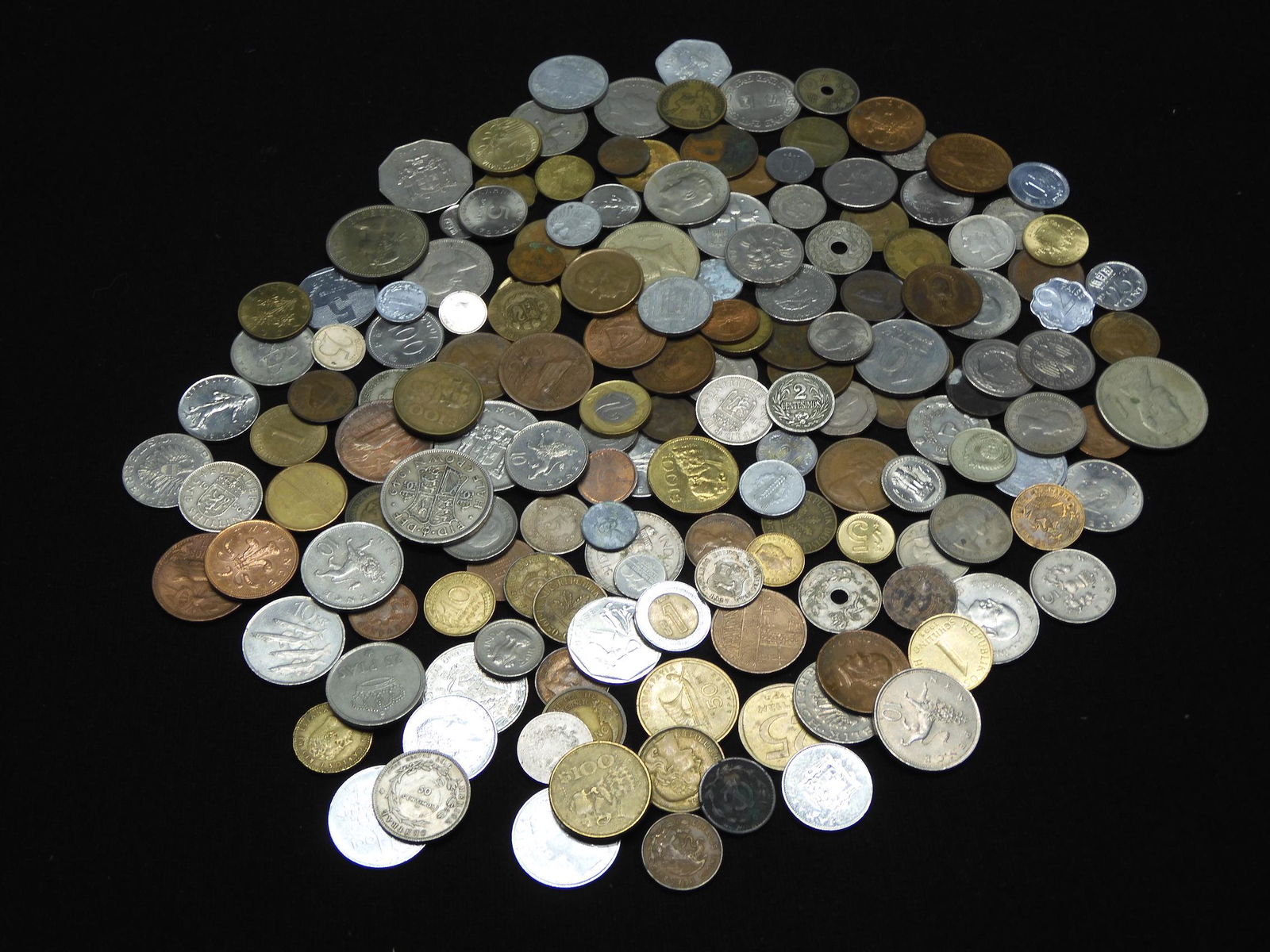 1.95 Lbs. - World Coins - Various Countries (1 of 5)