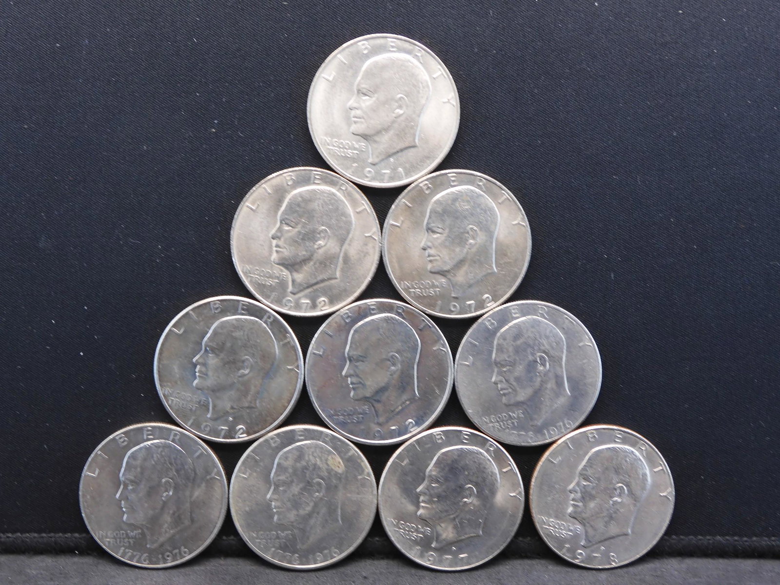 10 Ct. Eisenhower Ike Clad Dollars (1 of 2)
