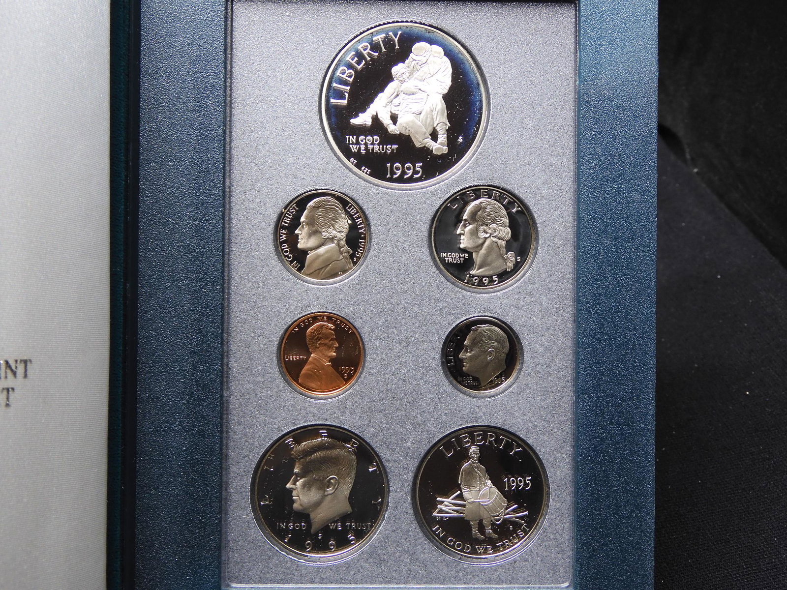 1995 U.S. Civil War Battlefield Prestige 7 Coin Proof (1 of 5)