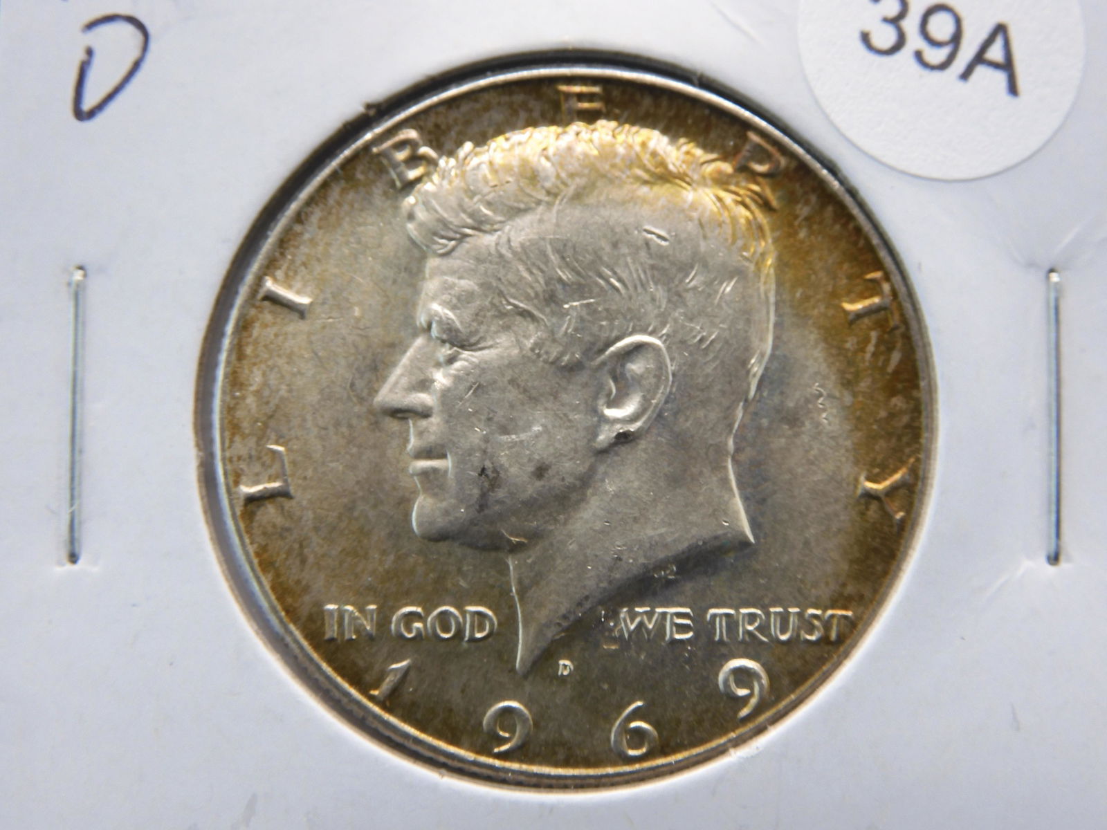 1969 D Kennedy Half Dollar 40% Silver (1 of 3)