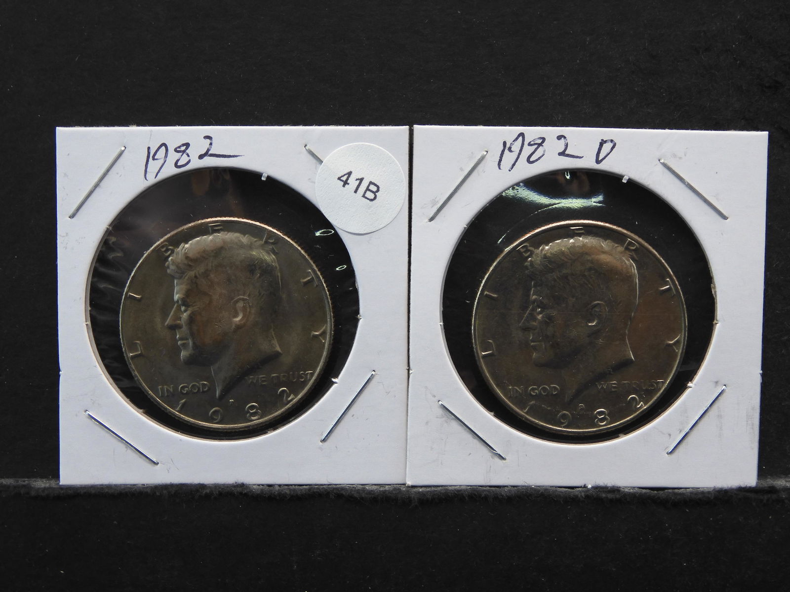 1982 P&D Kennedy Half Dollars (1 of 5)